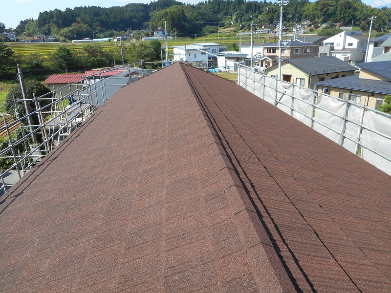 耐震等を考慮し軽い屋根に取り替え☆